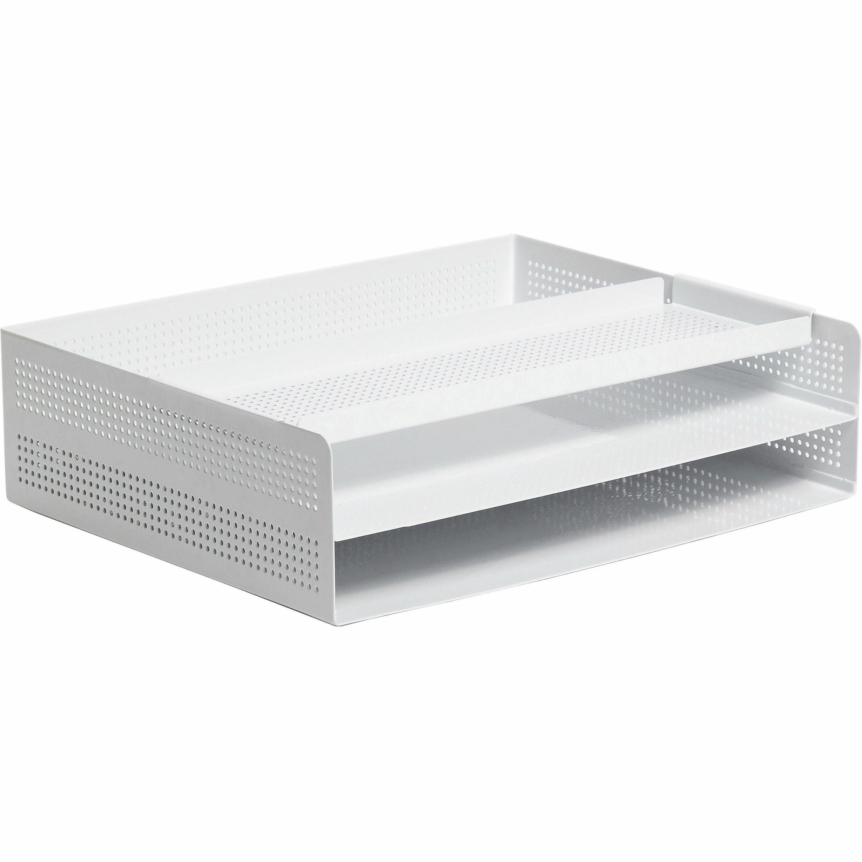 u-brands-perforated-paper-tray-durable-white-metal-1-each_ubr5718u0106 - 4