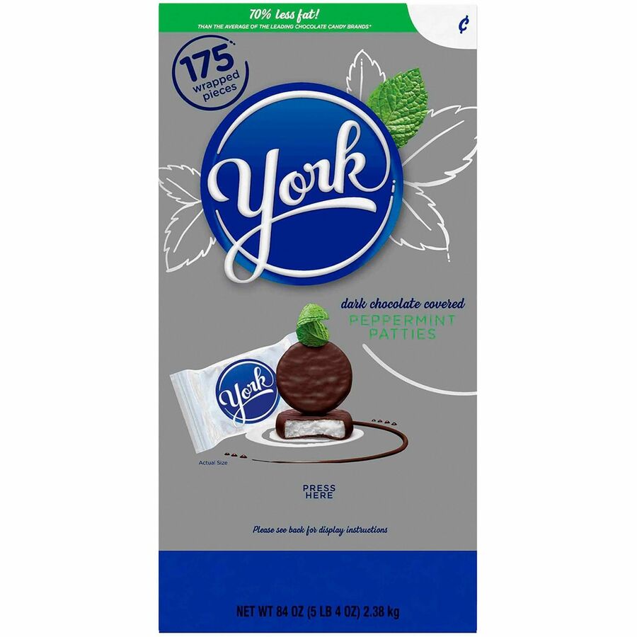 Peppermint Patties, 84 oz, 175/Box
