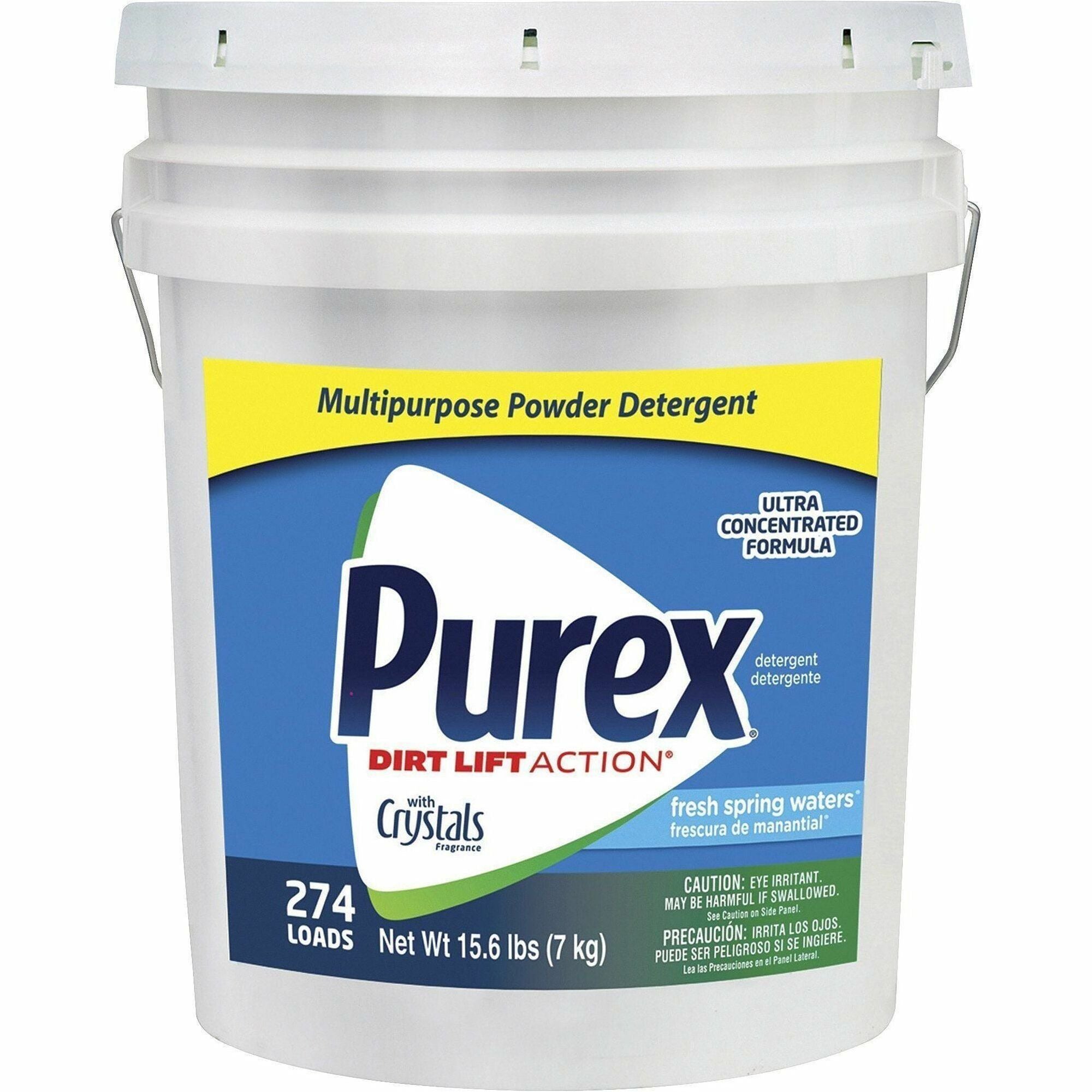 Dry Detergent, Fresh Spring Waters, Powder, 15.6 lb. Pail g Waters