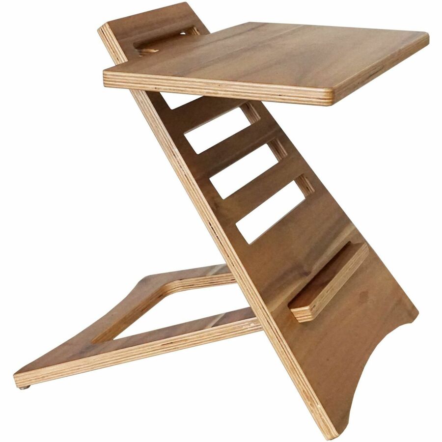 DC150A High Rise Acacia Wood Laptop Riser, 17x11.8x7.63 to 14.75, Brown Woodgrain, Supports 20 lb, Ships in 1-3 Business Days