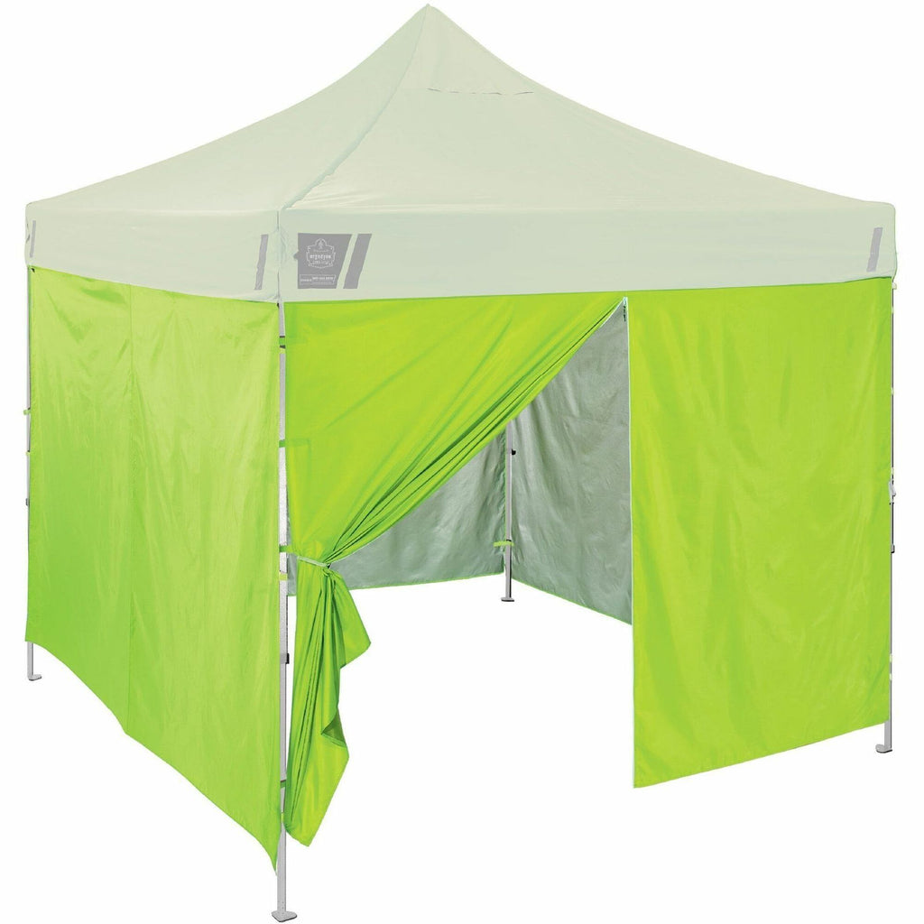 Shax 6054 Pop-Up Tent Sidewall Kit, Single Skin, 10 ft x 10 ft, Polyester, Lime, Ships in 1-3 Business Days