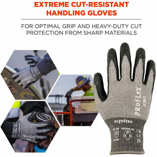 ProFlex 7072 ANSI A7 Nitrile-Coated CR Gloves, Gray, Small, 12 Pairs/Pack, Ships in 1-3 Business Days