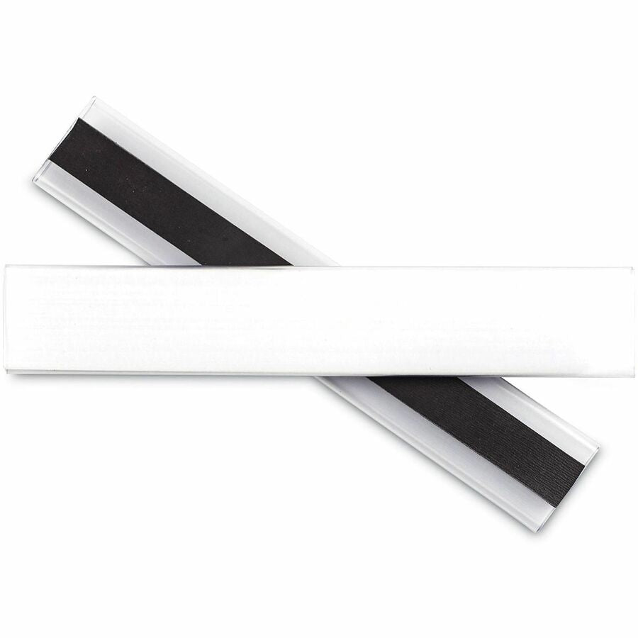Clear Magnetic Label Holders, Side Load, 6 x 1, 10/Pack
