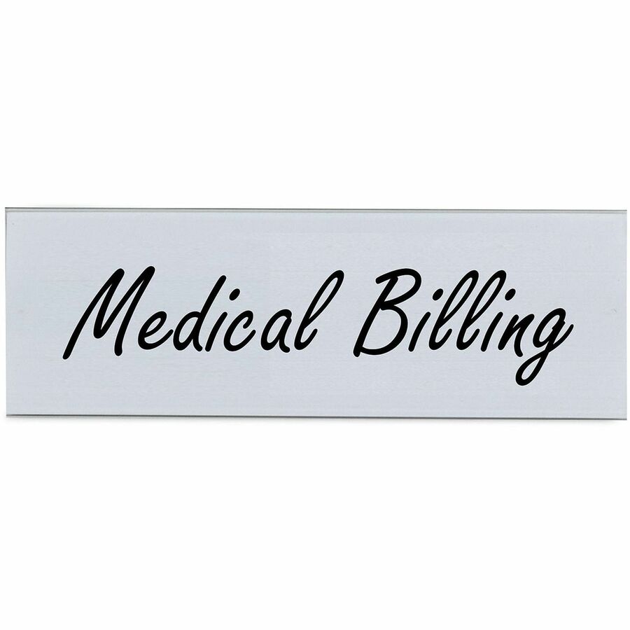 Clear Magnetic Label Holders, Side Load, 6 x 2, 10/Pack