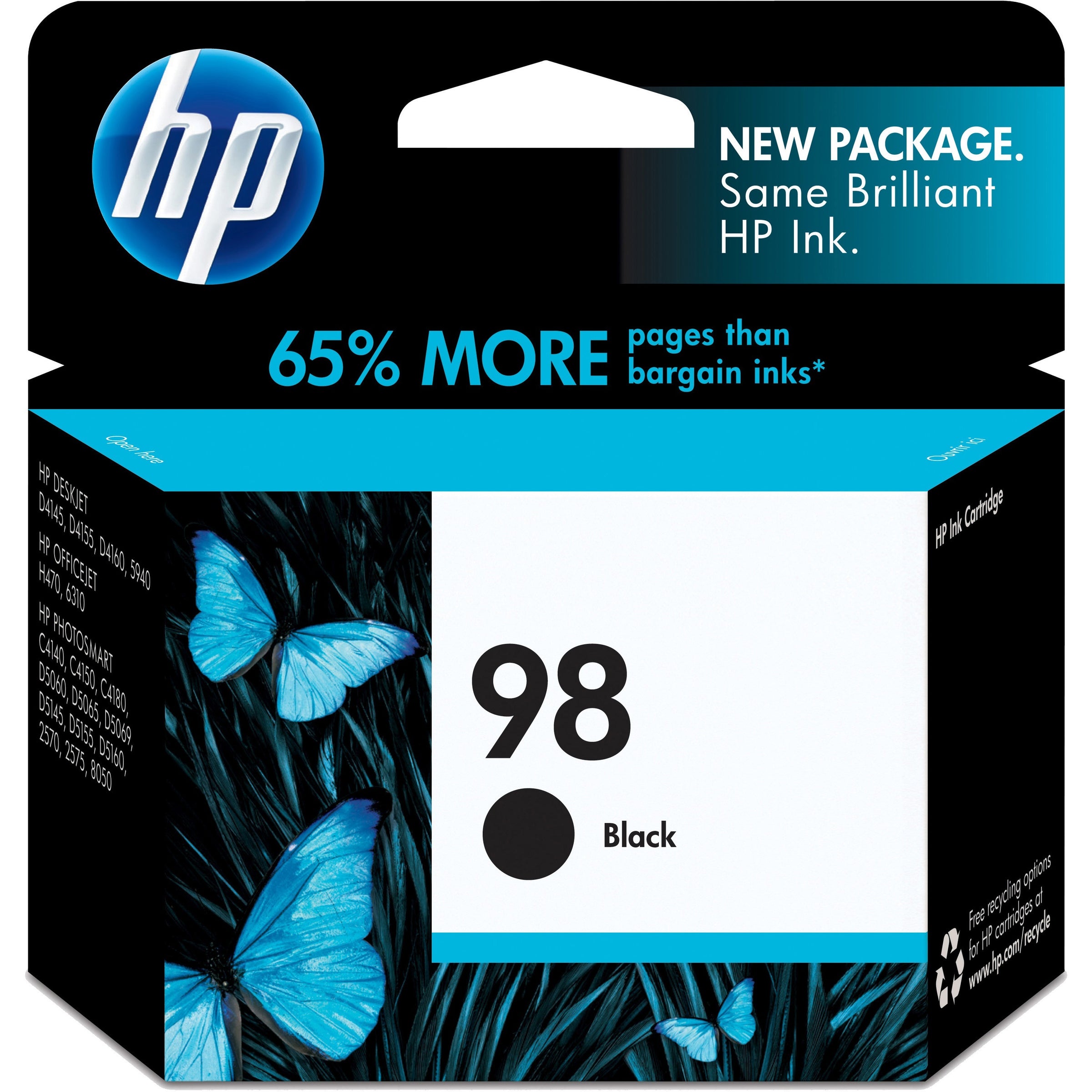 HP 98, (C9364WN) Black Original Ink Cartridge