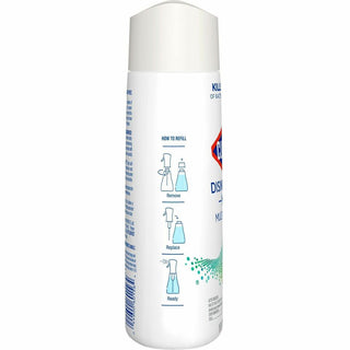 Clorox Disinfecting, Sanitizing, and Antibacterial Mist - 16 fl oz (0.5 quart) - Eucalyptus Peppermint Scent - 1 Each - Non-aerosol, Bleach-free - White