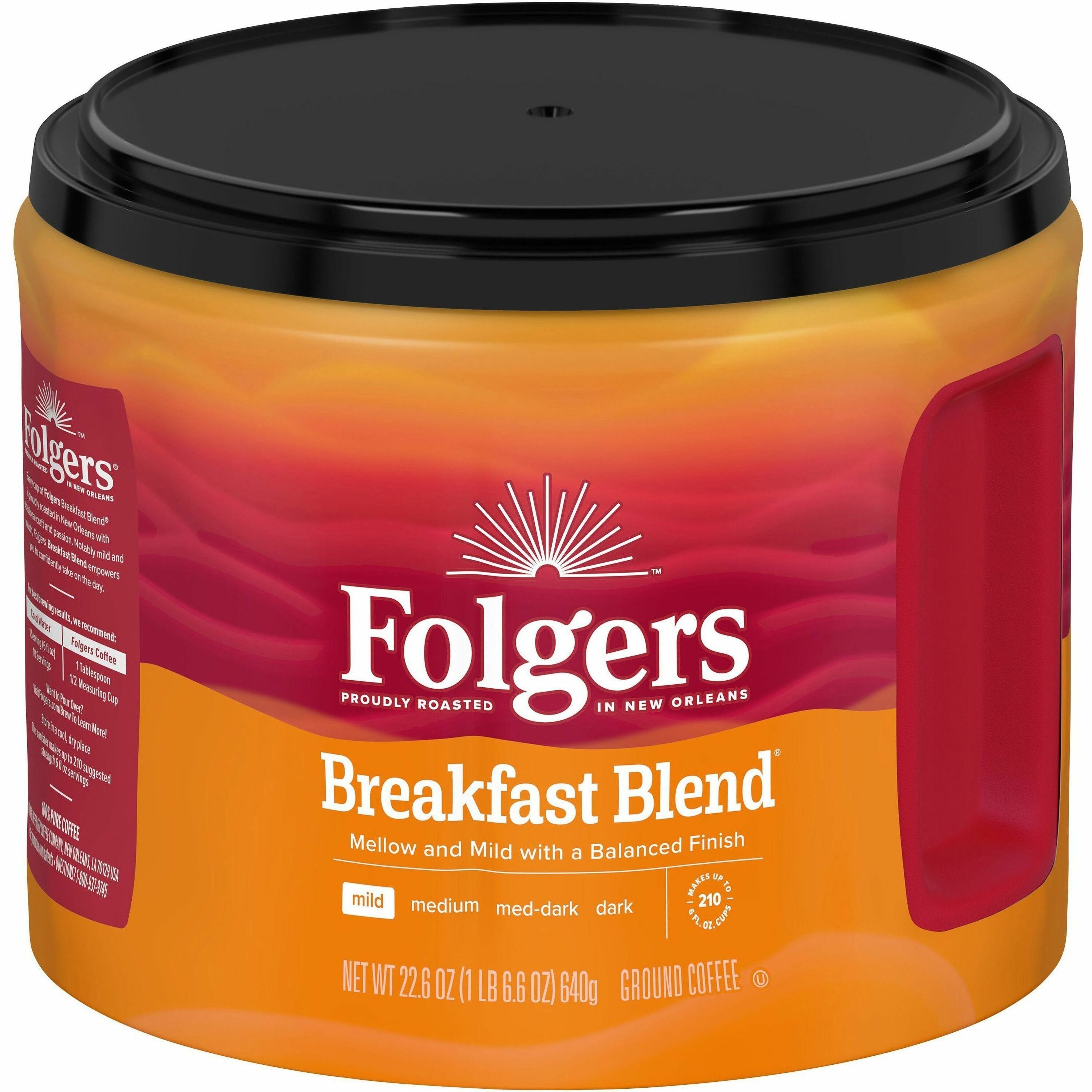 folgers-ground-breakfast-blend-coffee-mild-226-oz-1-each_fol30440 - 1