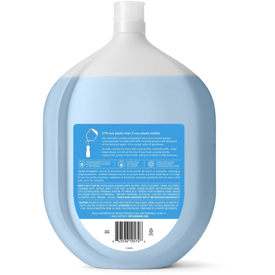 Dish Soap Refill Tub, Sea Minerals Scent, 54 oz Tub