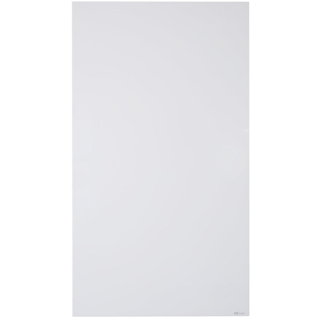 InvisaMount Vertical Magnetic Glass Dry-Erase Boards, 42 x 74, White Surface