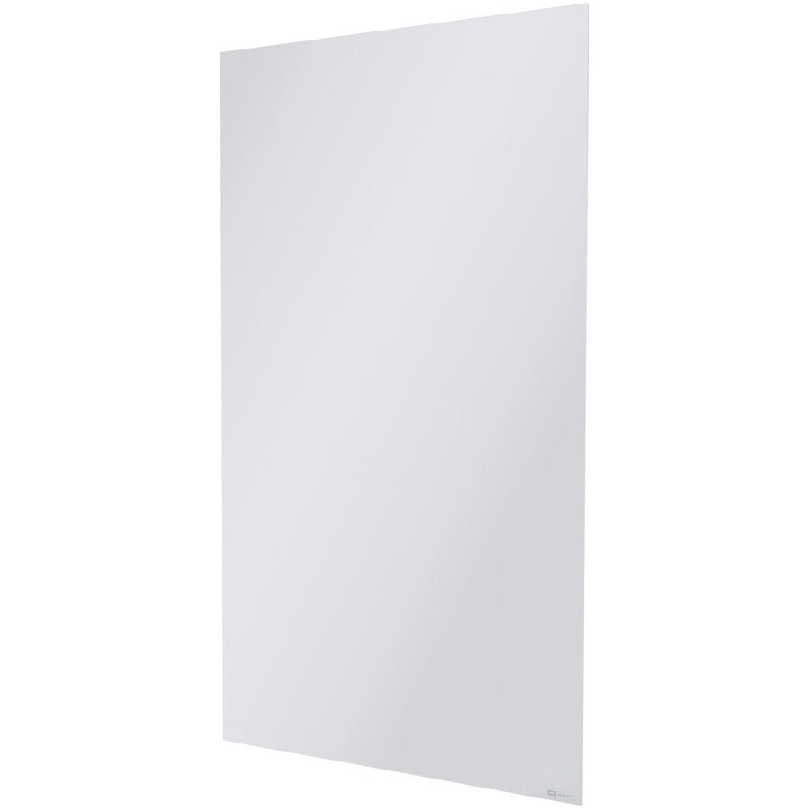 InvisaMount Vertical Magnetic Glass Dry-Erase Boards, 48 x 85, White Surface