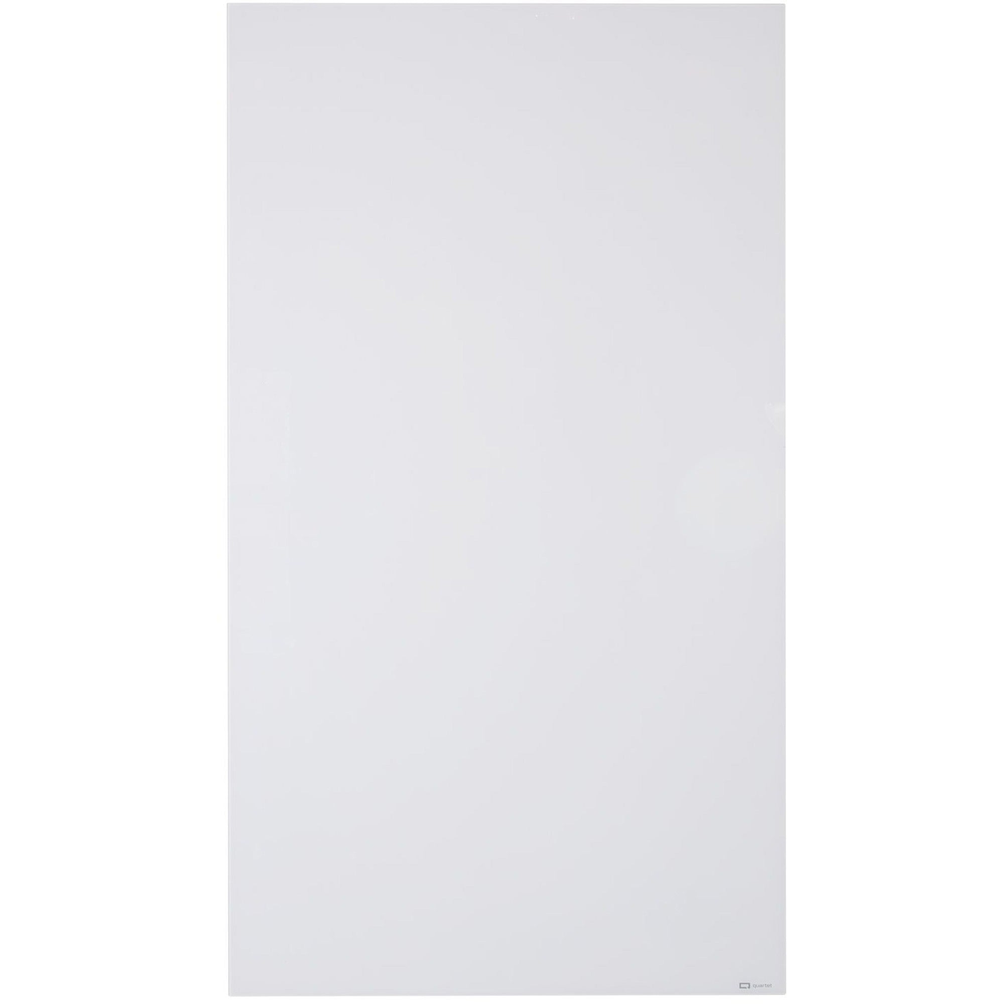 InvisaMount Vertical Magnetic Glass Dry-Erase Boards, 48 x 85, White Surface