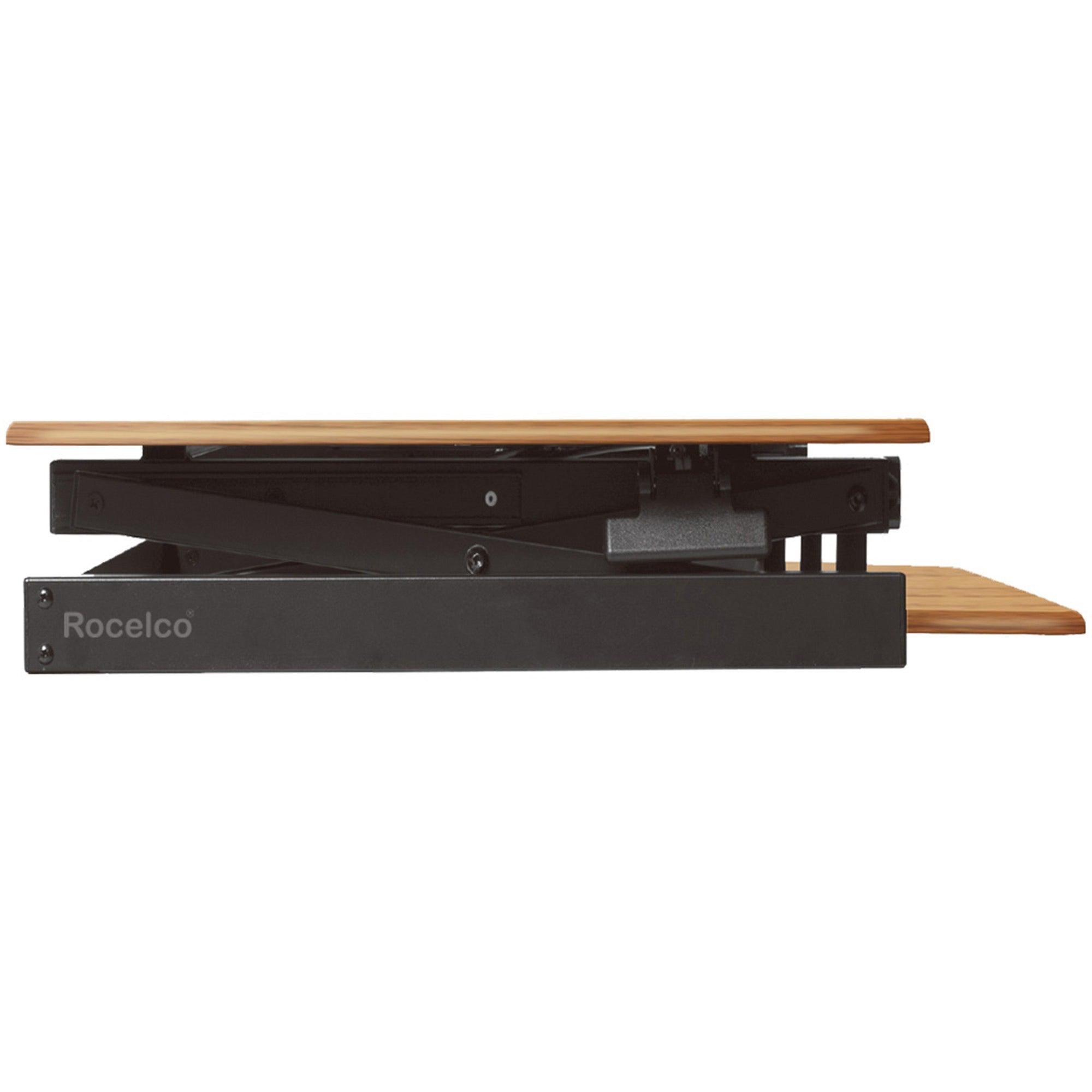 rocelco-dadrt-46-sit-stand-desk-riser-desktop-teak_rclrdadrt46 - 4