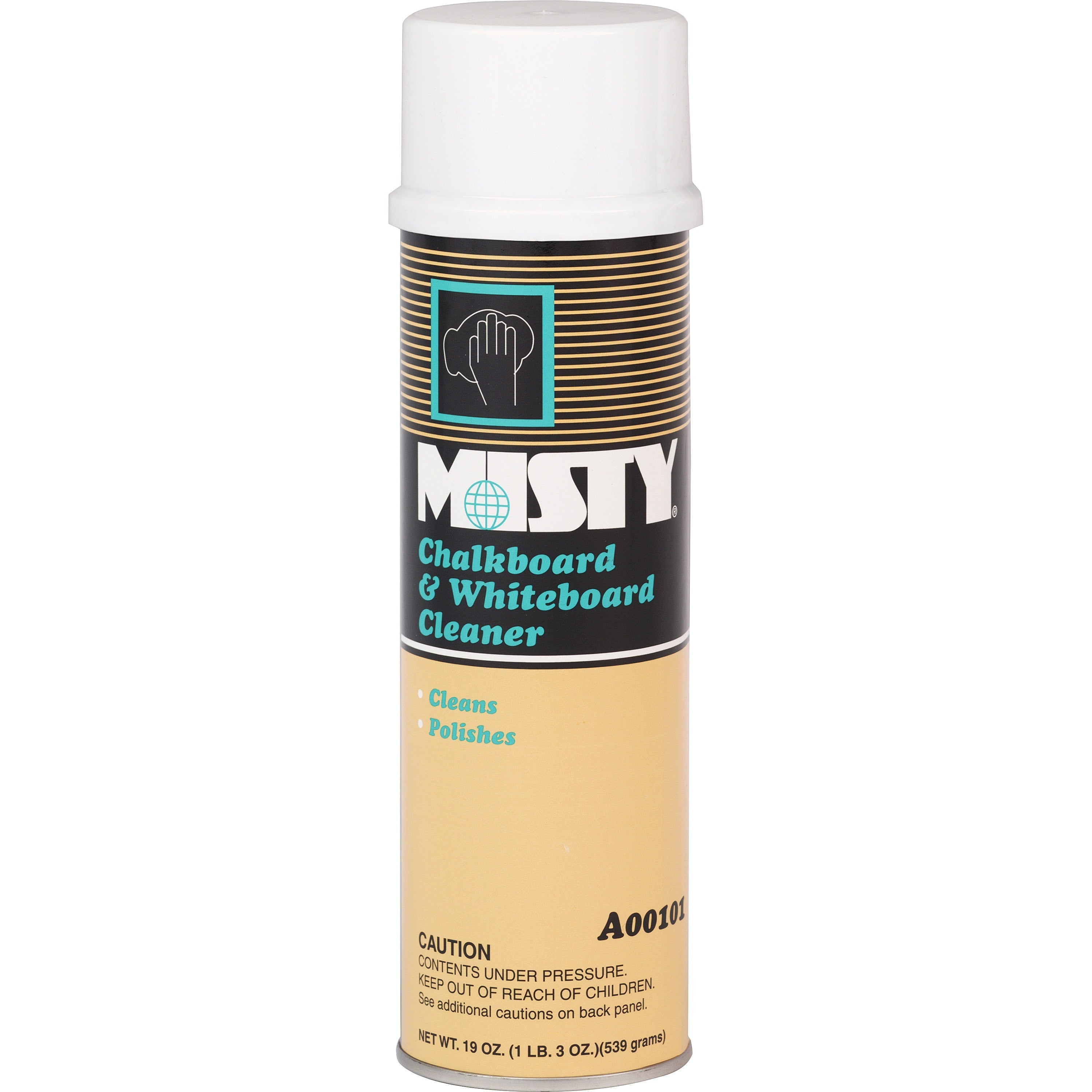 Chalkboard and Whiteboard Cleaner, 19 oz Aerosol Spray, 12/Carton