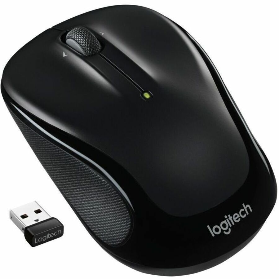 M325S Wireless Mouse, 2.4 GHz Frequency, 32.8 ft Wireless Range, Left/Right Hand Use, Black