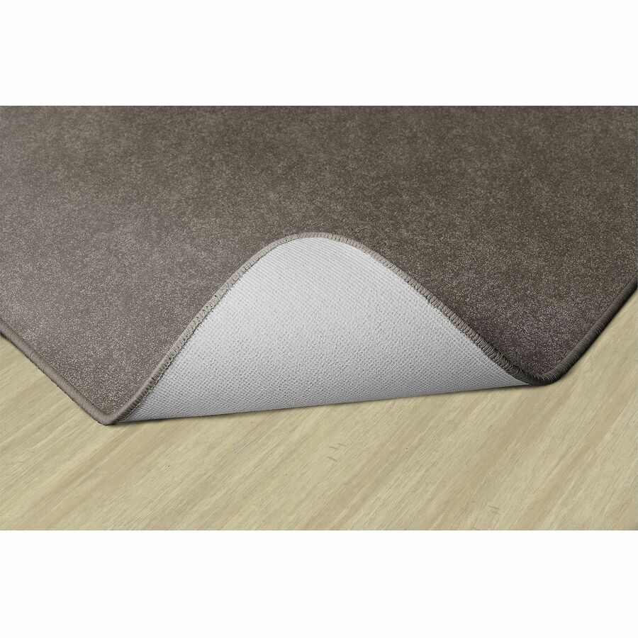 Flagship Carpets Amerisoft Solid Color Rug - 12 ft Length x 12 ft Width - Square - Wheat - Nylon, Polyester