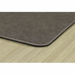 Flagship Carpets Amerisoft Solid Color Rug - 12 ft Length x 12 ft Width - Square - Wheat - Nylon, Polyester