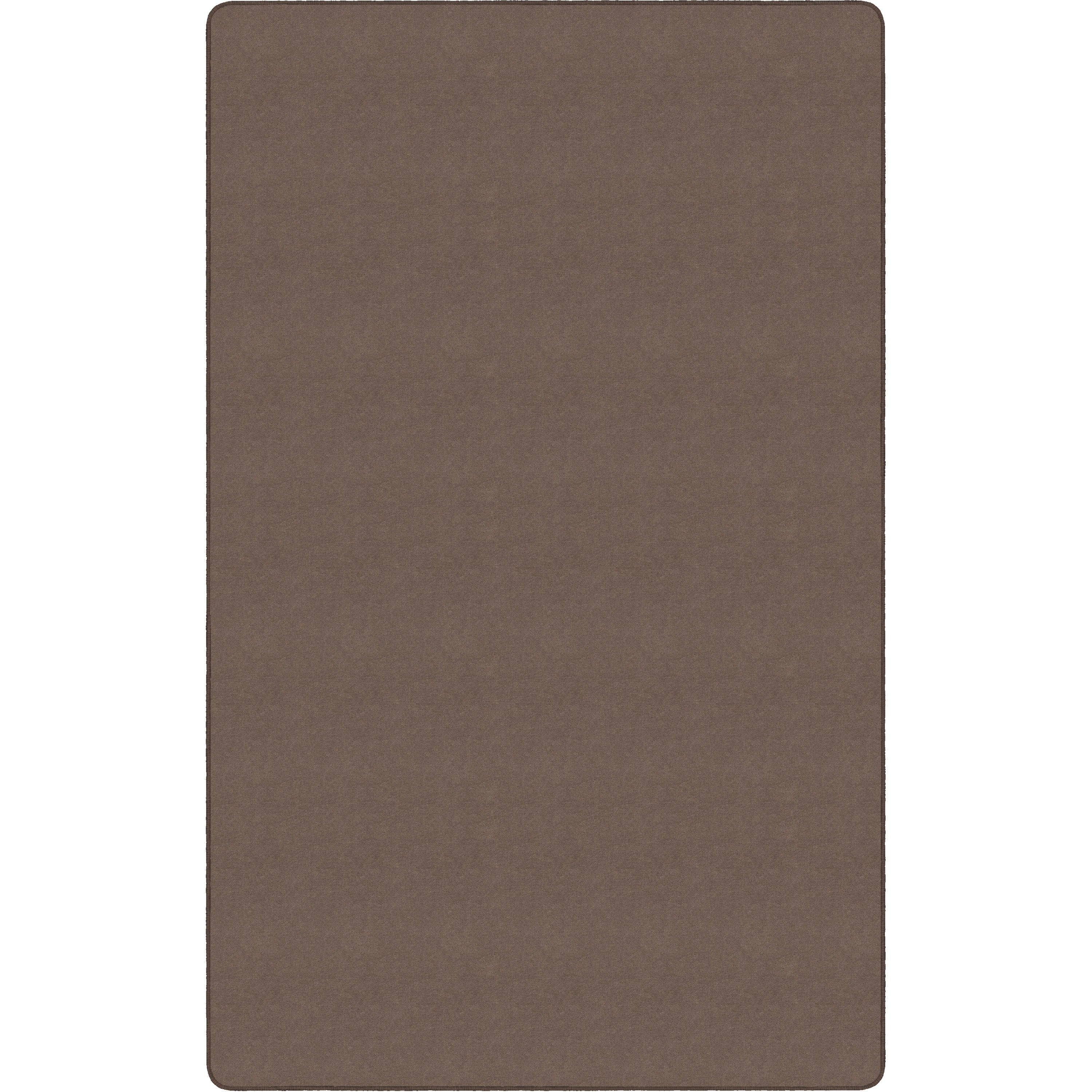 Flagship Carpets Americolors Solid Color Rug - Floor Rug - Traditional - 72" Length x 48" Width - Rectangle - Almond - Nylon