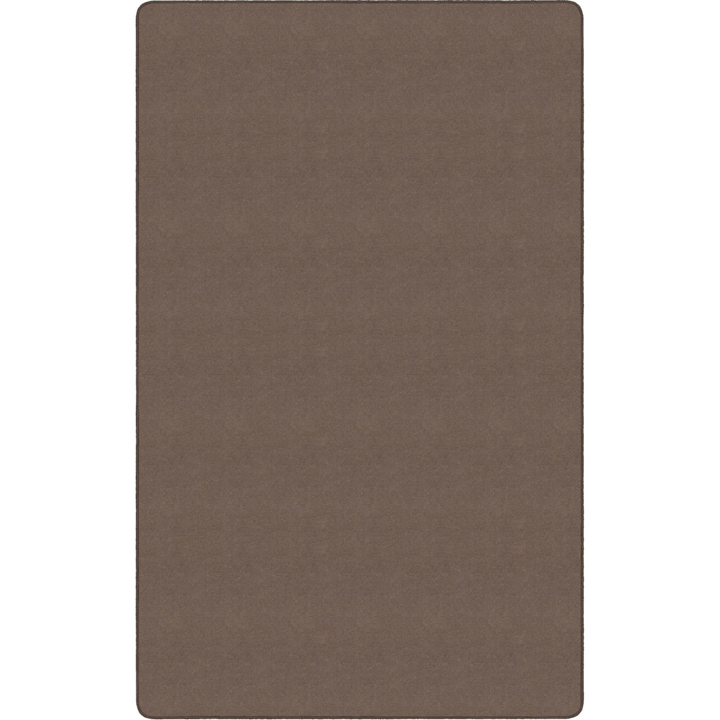 Flagship Carpets Americolors Solid Color Rug - Floor Rug - Traditional - 72" Length x 48" Width - Rectangle - Almond - Nylon