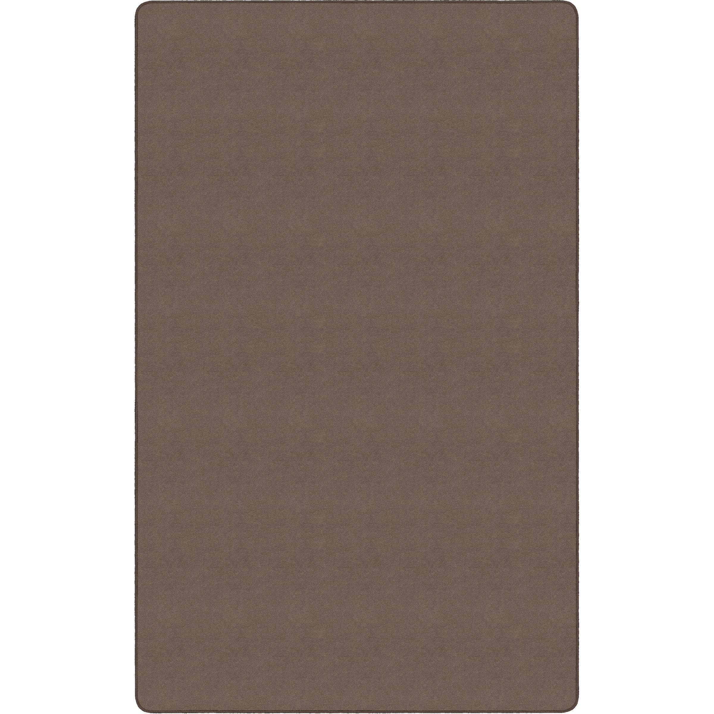 Flagship Carpets Americolors Solid Color Rug - Floor Rug - Traditional - 72" Length x 48" Width - Rectangle - Almond - Nylon