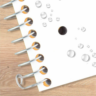 Mead Five Star Wirebound Notebook, 1 Subject, College Ruled, 11" x 8 1/2" , White - 1 Subject(s) - 100 Sheets - 100 Pages - Wire Bound - 11" x 8 1/2" - Bleed Resistant, Durable, Water Resistant, Wear Resistant, Tear Resistant, Spill Resistant, Pocket
