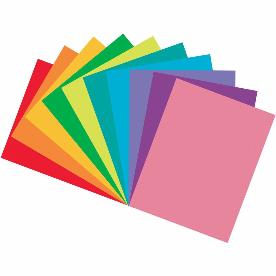 tru-ray-construction-paper-art-craft-project-150-pack-assorted-paper-sulphite-fiber_pacp6685 - 6