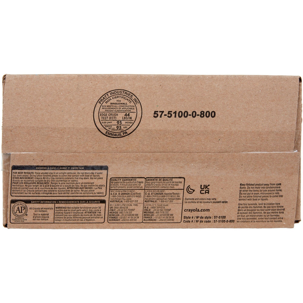 crayola-air-dry-clay-classroom-room-4-pack-assorted_cyo575100 - 2