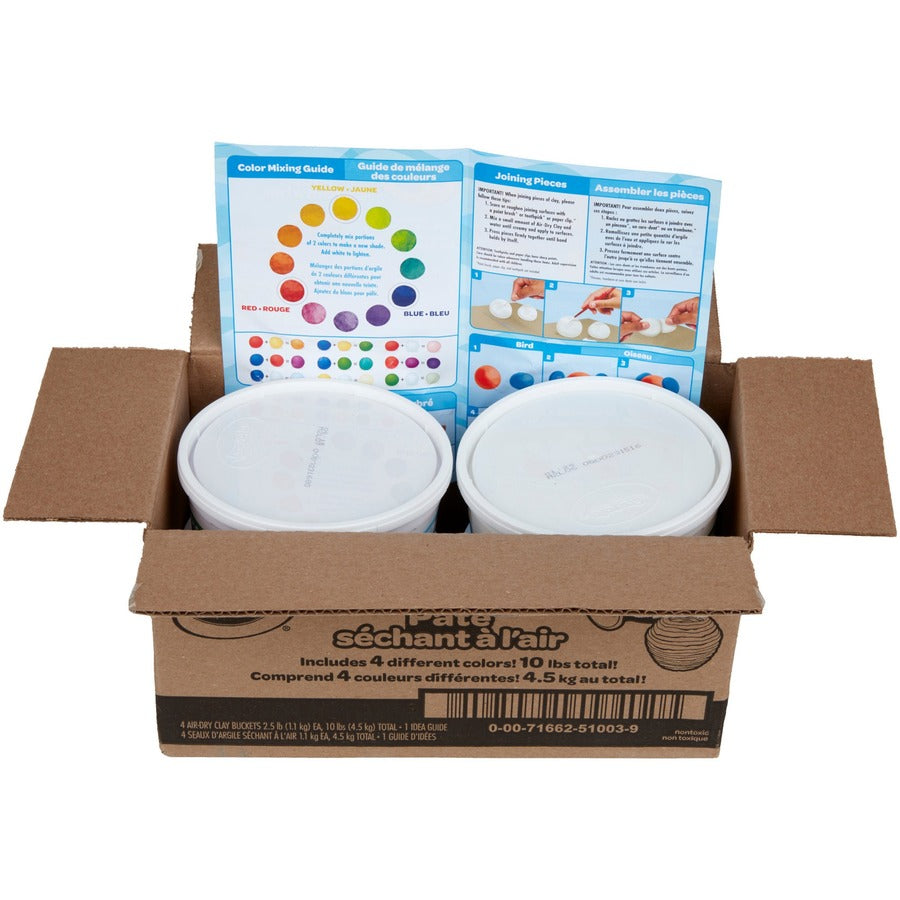 crayola-air-dry-clay-classroom-room-4-pack-assorted_cyo575100 - 6