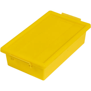 deflecto-little-artist-antimicrobial-storage-tote-31-height-x-119-width-x-68-depth-antimicrobial-lightweight-mold-resistant-mildew-resistant-handle-portable-stackable-durable-spill-resistant-easy-to-clean-yellow-polypropylene-_def39513yel - 2