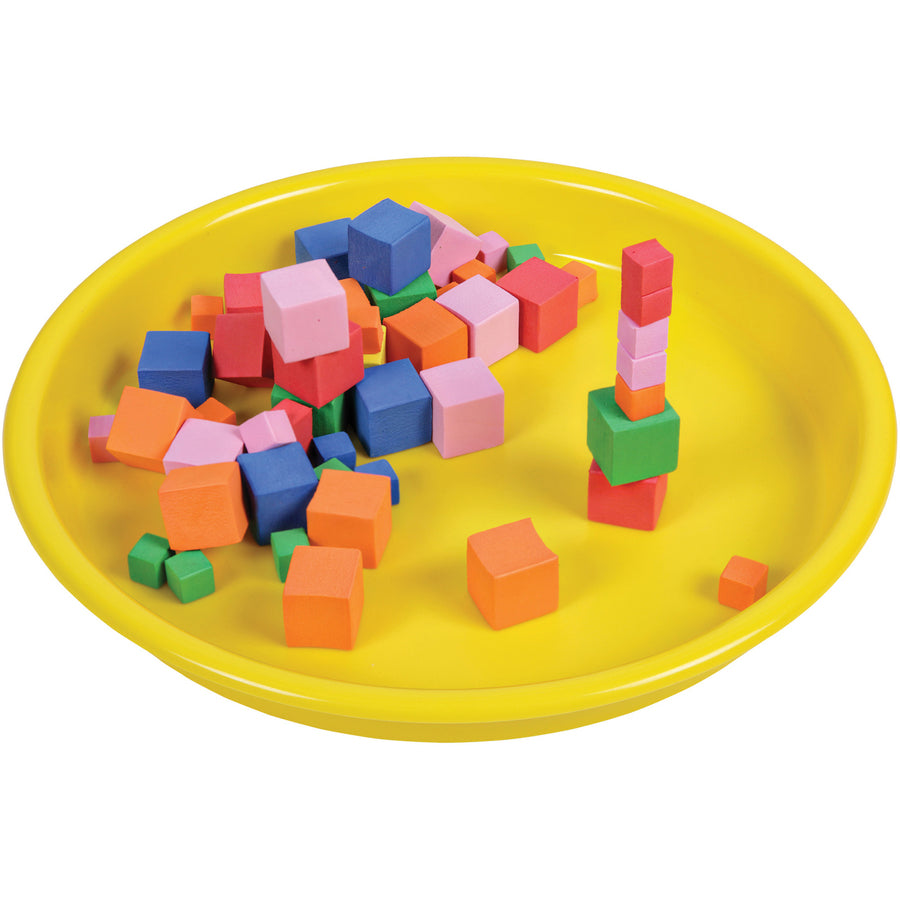 deflecto-kids-antimicrobial-round-craft-tray-accessories-art-craft-161height-x-1307width-x-1307depth-1-each-yellow-polypropylene_def39514yel - 3