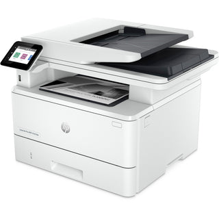 HP LaserJet Pro 4101fdn Laser Multifunction Printer - Monochrome - White - Copier/Fax/Printer/Scanner - 4800 x 600 dpi Print - Automatic Duplex Print - Up to 80000 Pages Monthly - Color Flatbed Scanner - 1200 dpi Optical Scan - Monochrome Fax - Gigab