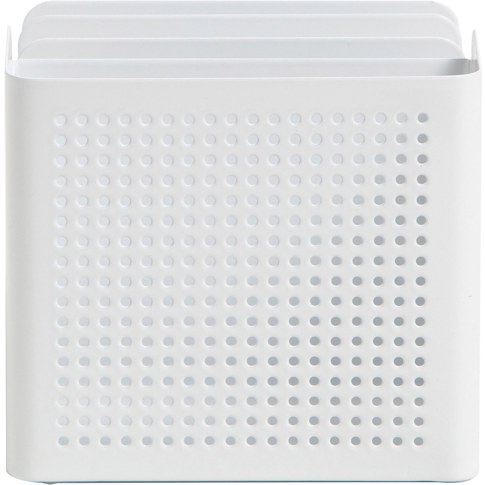 u-brands-perforated-sorter-cup-durable-white-metal-1-each_ubr5990u0106 - 2