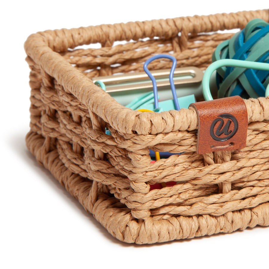 u-brands-woven-catch-all-tray-1-compartments-sturdy-brown-1-each_ubr6089u0116 - 5
