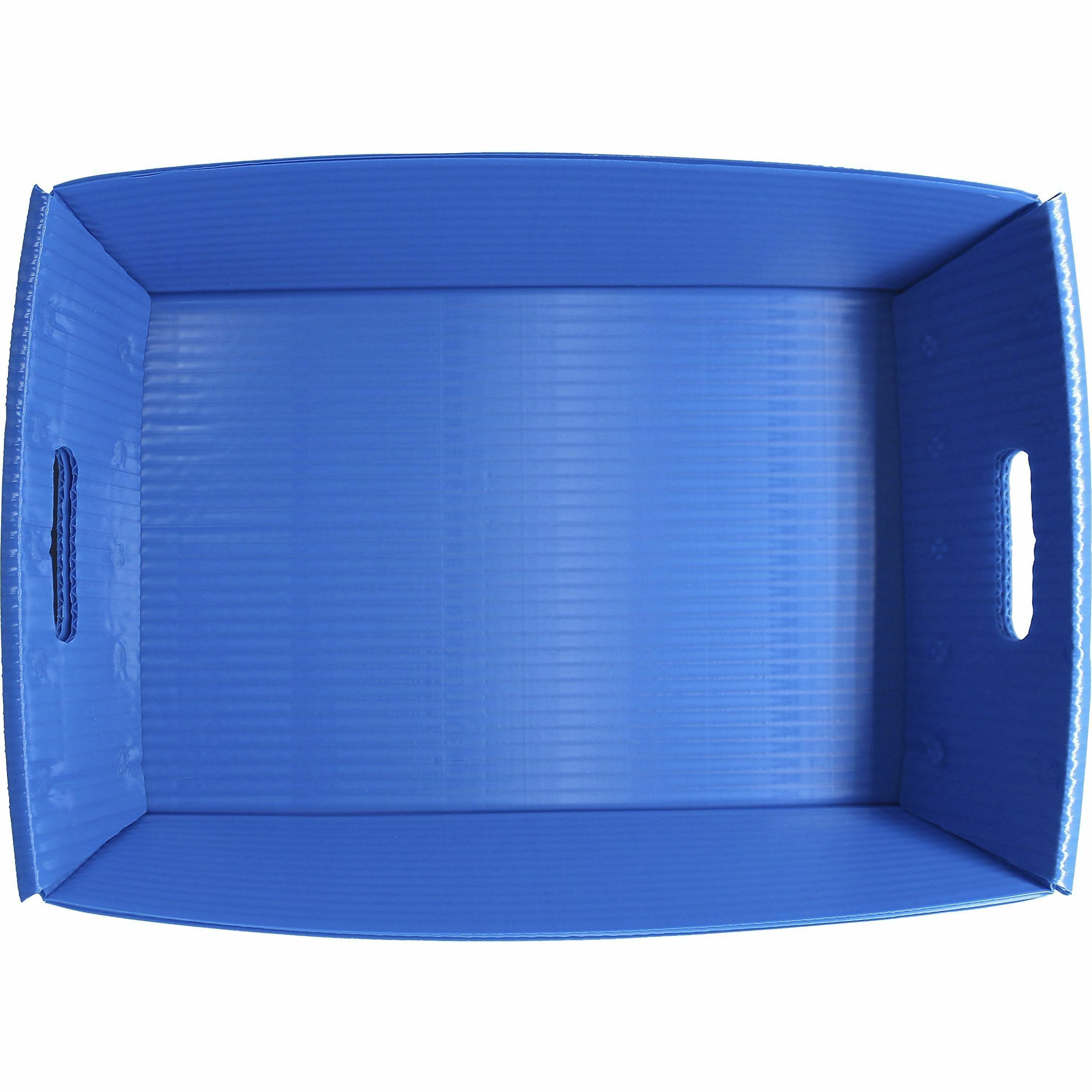 flipside-plastic-welded-letter-trays-45-height-x-18-width-x-12-depth-welded-handle-compact-stackable-storage-space-durable-blue-plastic-2-pack_flp40361 - 2