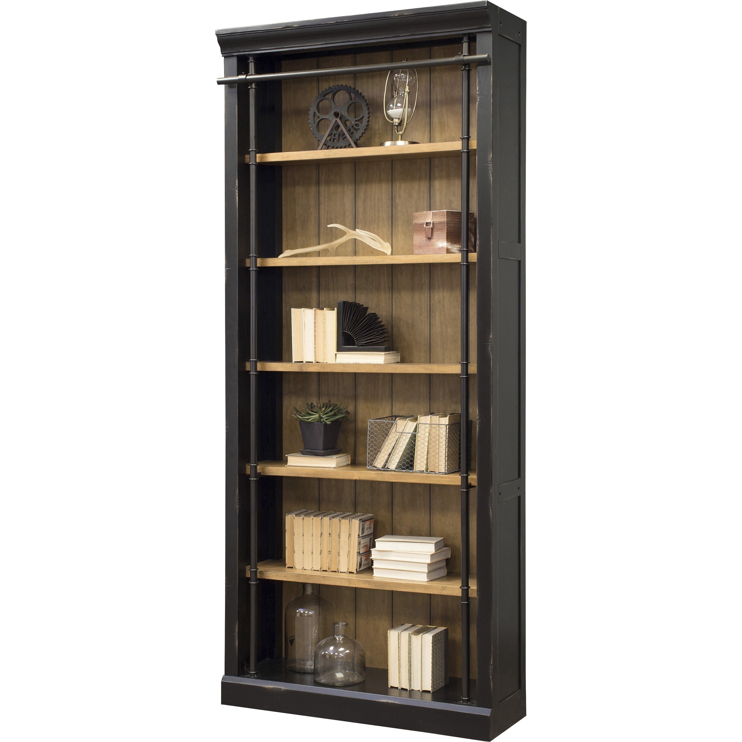 martin-toulouse-collection-tall-bookcase-40-x-1594-5-shelves-finish-tuscan-chestnut-ebony-honey_mrtte4094 - 1