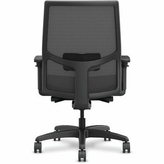 HON Ignition 2.0 Mid-back Big & Tall Task Chair - Black Foam Seat - Black Back - Black Frame - Mid Back - 5-star Base - Armrest - 1 Each