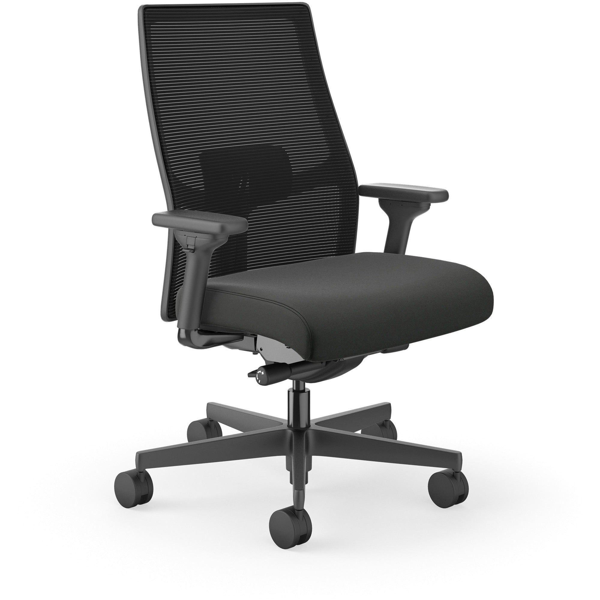 hon-ignition-20-mid-back-big-&-tall-task-chair-black-foam-seat-black-back-black-frame-mid-back-5-star-base-armrest-1-each_honi2btvmu10btn - 1