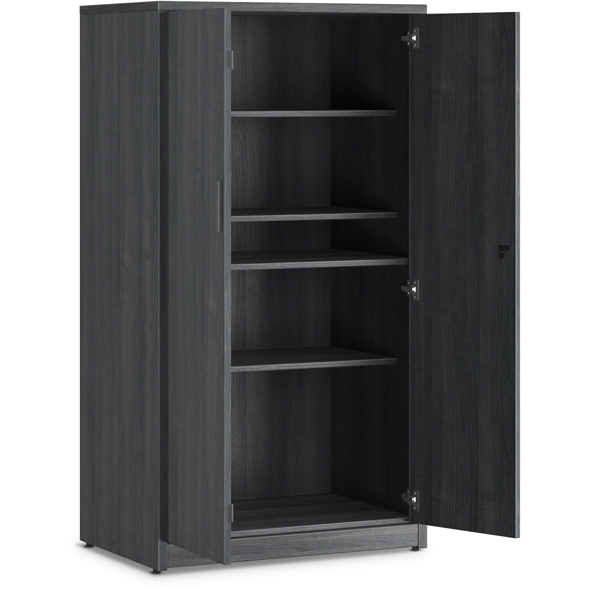 hon-10500-series-sterling-ash-laminate-desking-36-x-24666-5-shelves-3-adjustable-shelfves-finish-thermofused-laminate-tfl-sterling-ash-laminate_hon105299lsa1 - 2