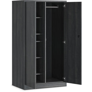 HON 10500 Series Sterling Ash Laminate Desking - 36" x 24"66.6" - 5 Shelve(s) - 4 Adjustable Shelf(ves) - Finish: Thermofused Laminate (TFL), Sterling Ash Laminate