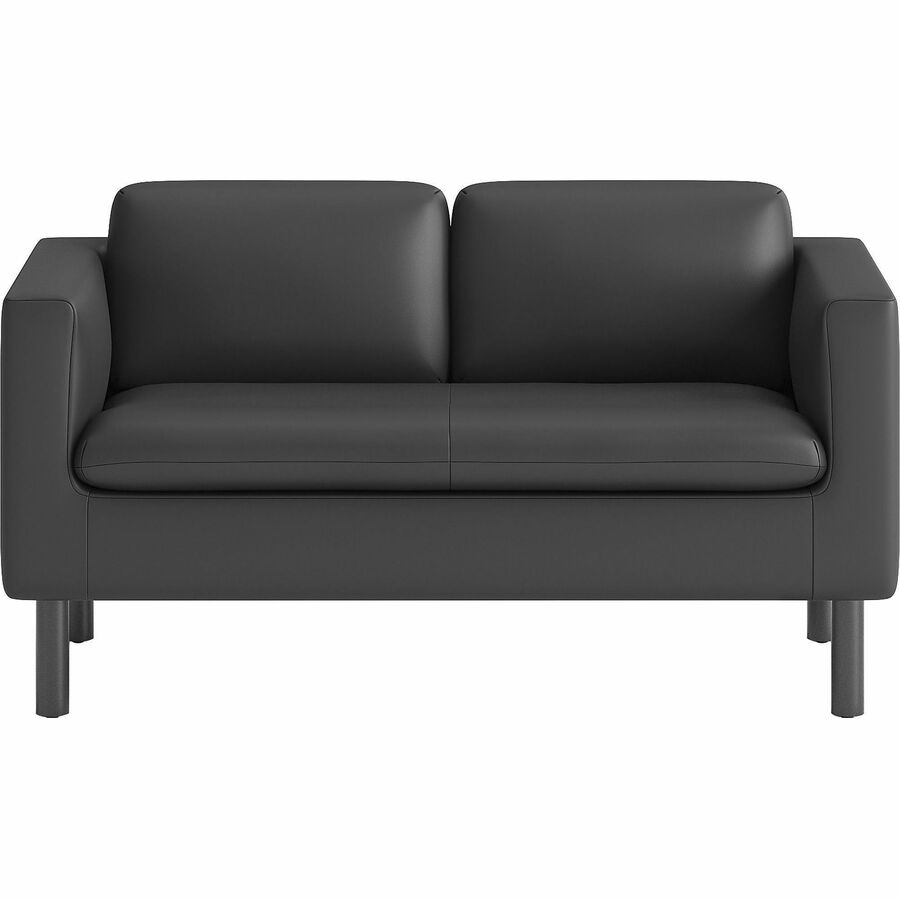 Parkwyn Series Loveseat, 53.5w x 26.75d x 29h, Black