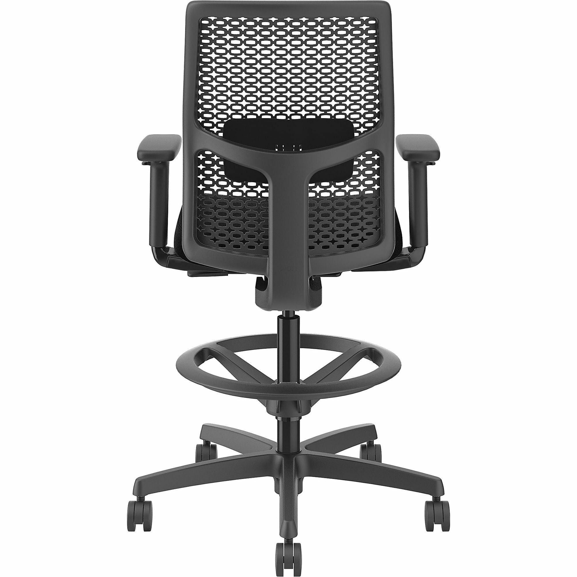 hon-ignition-reactiv-low-back-task-stool-black-foam-seat-black-frame-low-back-5-star-base-armrest-1-each_honi1ra1a0c10at - 4