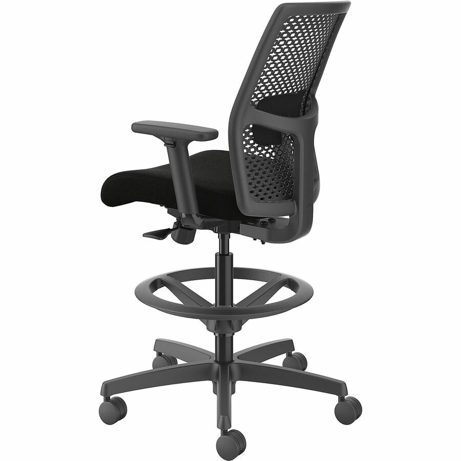hon-ignition-reactiv-low-back-task-stool-black-foam-seat-black-frame-low-back-5-star-base-armrest-1-each_honi1ra1a0u10at - 7