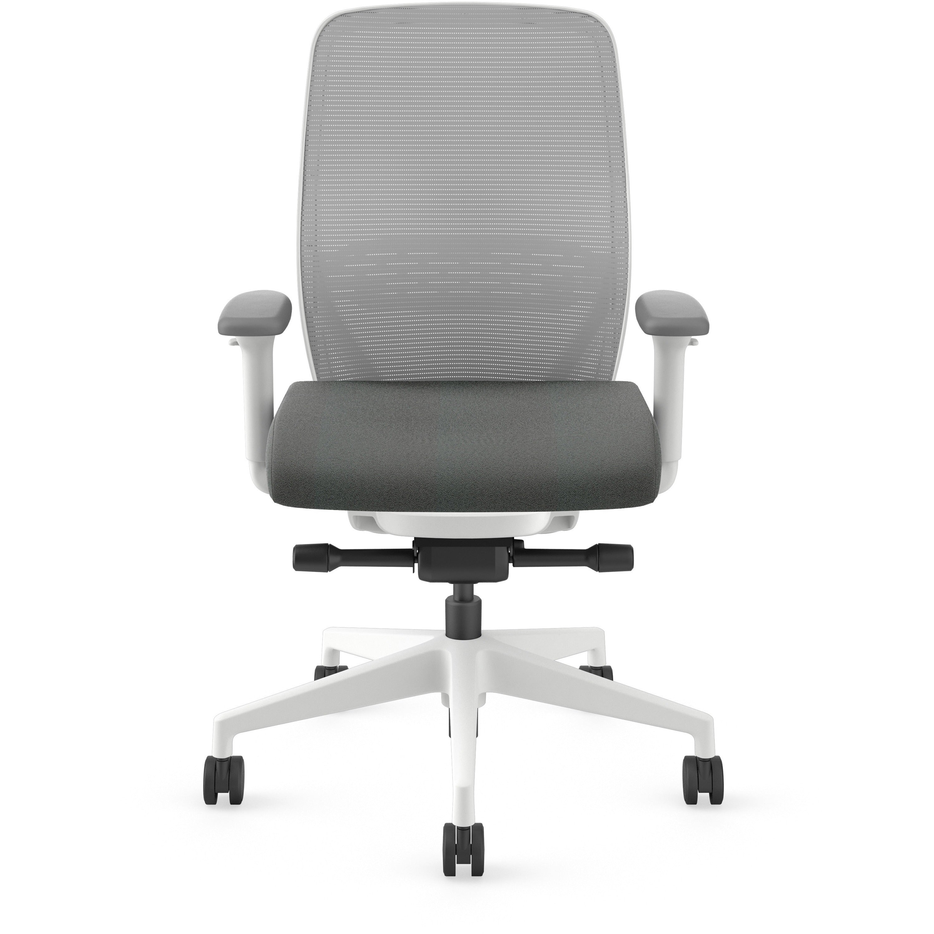 hon-nucleus-recharge-task-chair-iron-ore-fabric-seat-fog-back-designer-white-frame-armrest-1-each_honnr12safc19dw - 2