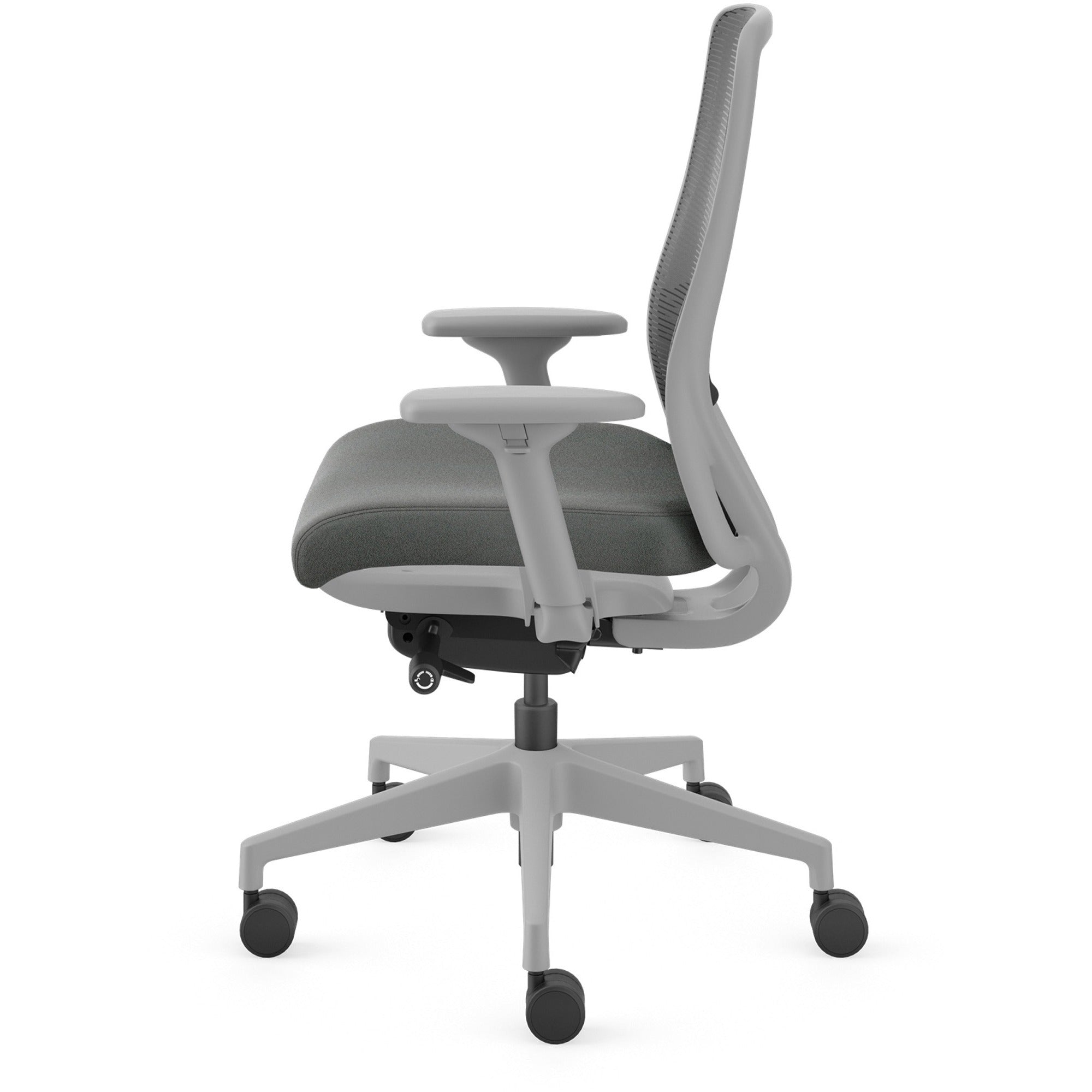 hon-nucleus-task-chair-kd-black-fabric-seat-black-back-titanium-frame-armrest-1-each_honnr12samc19bi - 2