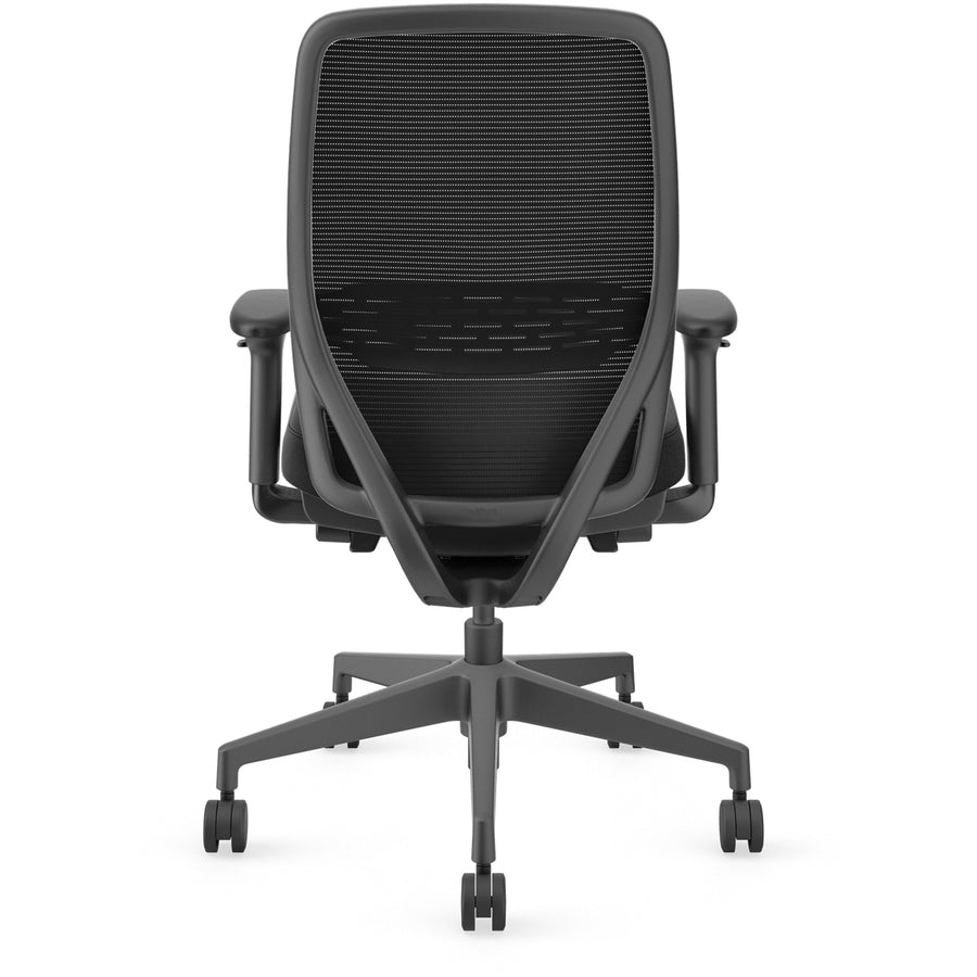 Nucleus Series Recharge Task Chair, Supports Up to 300 lb, 16.63 to 21.13 Seat Height, Black Seat/Back, Black Base