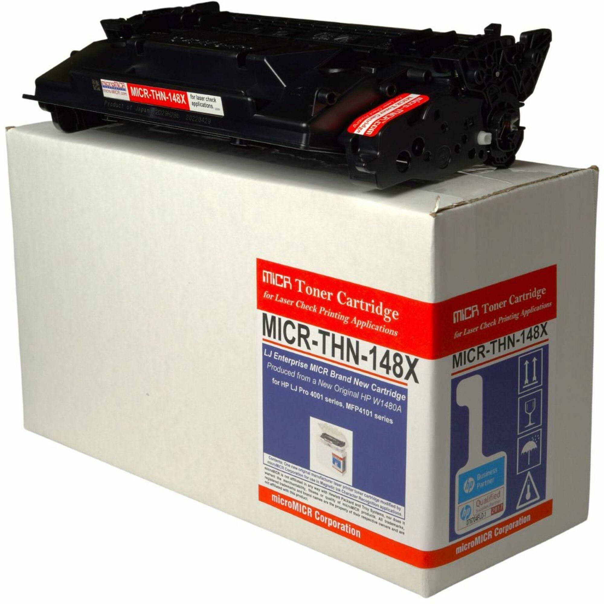 microMICR MICR High Yield Laser Toner Cartridge - Alternative for HP 148X, 148A (W1480A) - Black - 1 Each - 9500 Pages