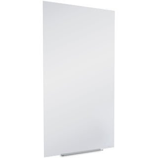 InvisaMount Vertical Magnetic Glass Dry-Erase Boards, 28 x 50, White Surface