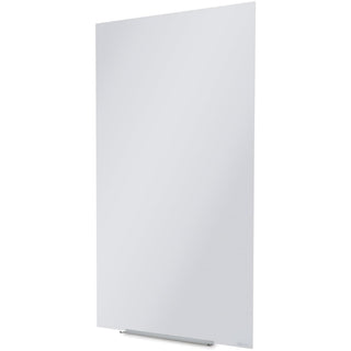 InvisaMount Vertical Magnetic Glass Dry-Erase Boards, 28 x 50, White Surface