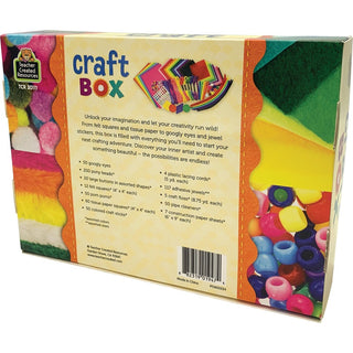 Teacher Created Resources Craft Box - Crafting, Artwork - 600 Piece(s) - 1 Each - Multi - Felt