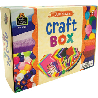 Teacher Created Resources Craft Box - Crafting, Artwork - 600 Piece(s) - 1 Each - Multi - Felt