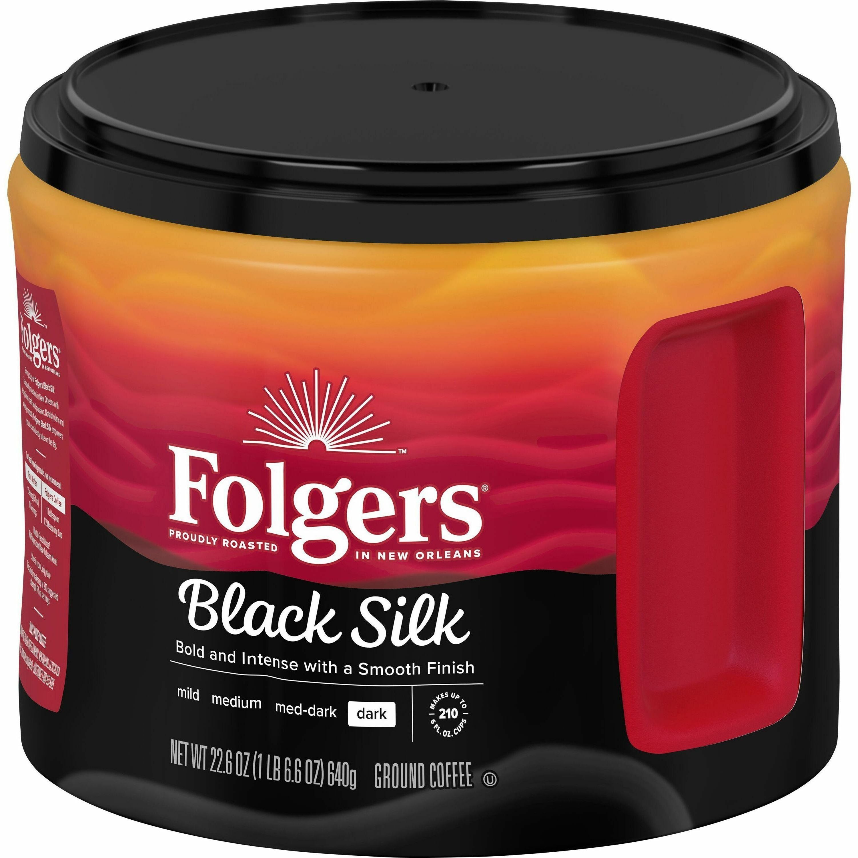 folgers-ground-black-silk-coffee-dark-226-oz-6-carton_fol30439ct - 2